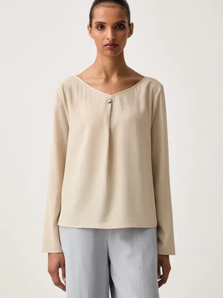 Calvin Klein bluză pentru femei bej