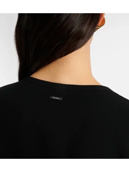 Tricou 's Max Mara din satin negru
