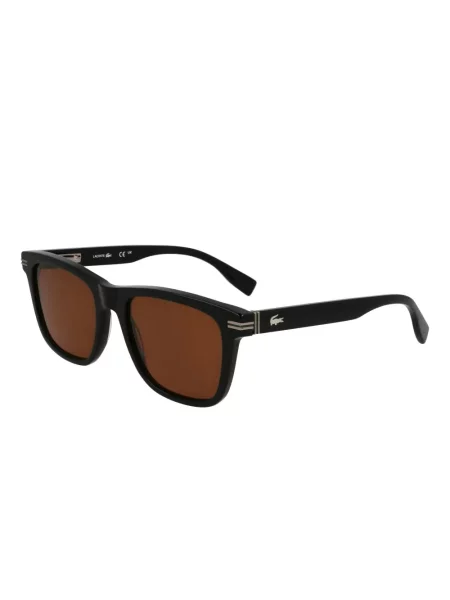 Ochelari de soare Lacoste cu imagine negru