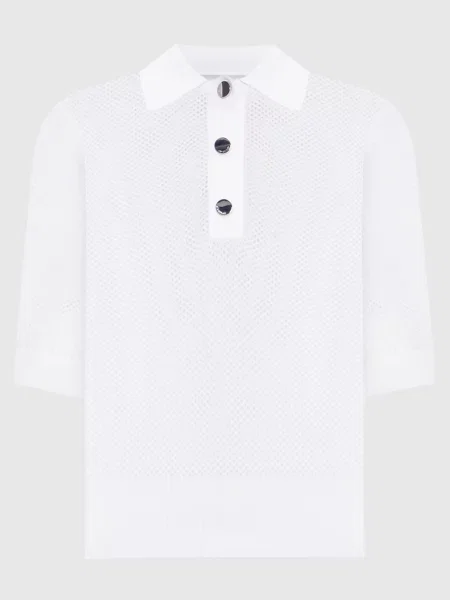 Ажурне поло CASTA Max Mara Sportmax біле