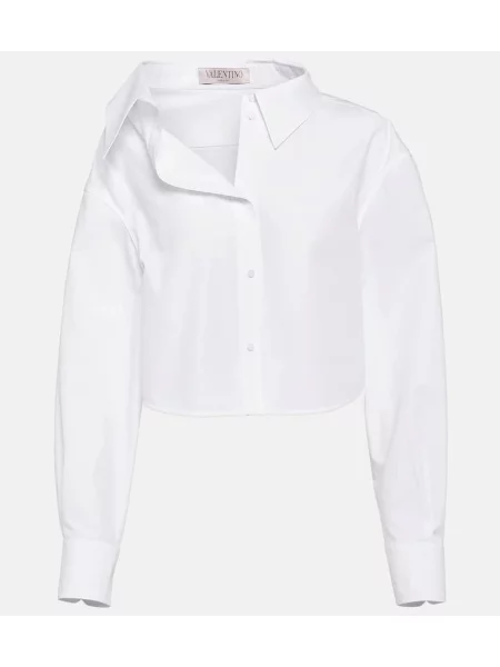 Srajca Valentino obrezano bela