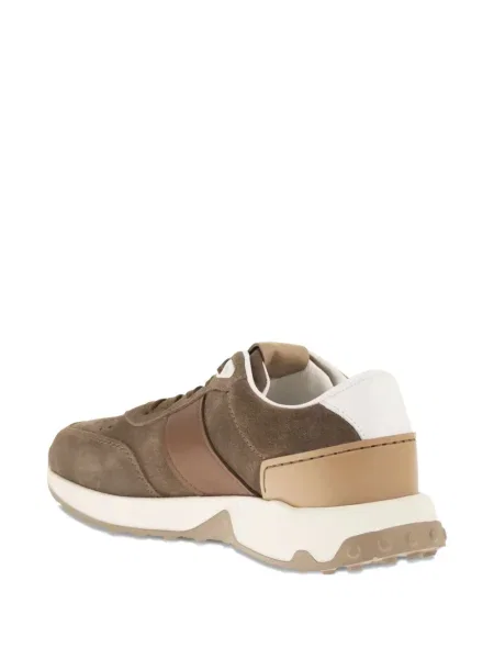 Sneakerși Tod's din piele de căprioară maro