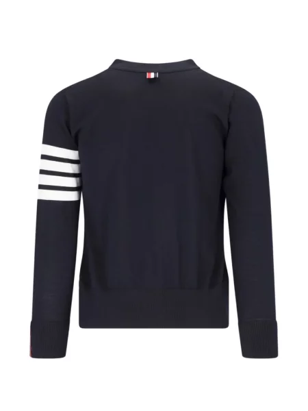 Kardigan Thom Browne s výstřihem do v modrý