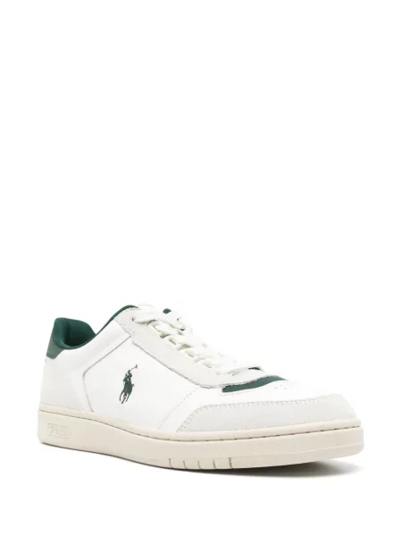 Papuci de casă Polo Ralph Lauren cu broderie verde