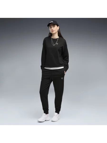 PUMA spodnie dresowe Essentials Elevated OdzieÅ¼ S czarny