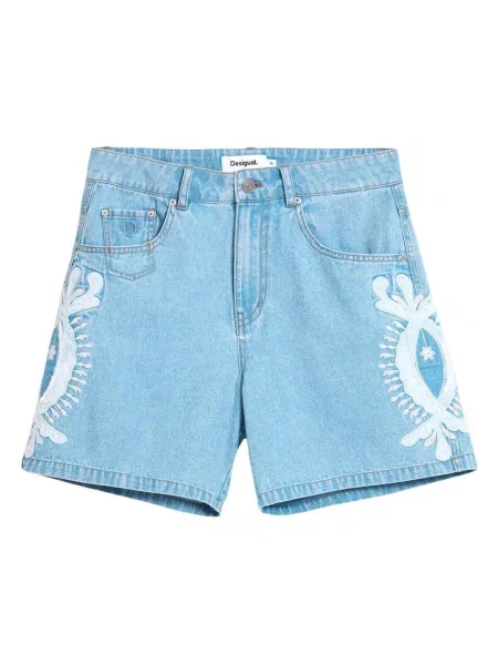 Pantaloni Desigual albastru