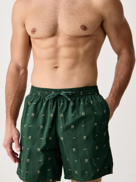 Nike plavecké šortky pánske zelená