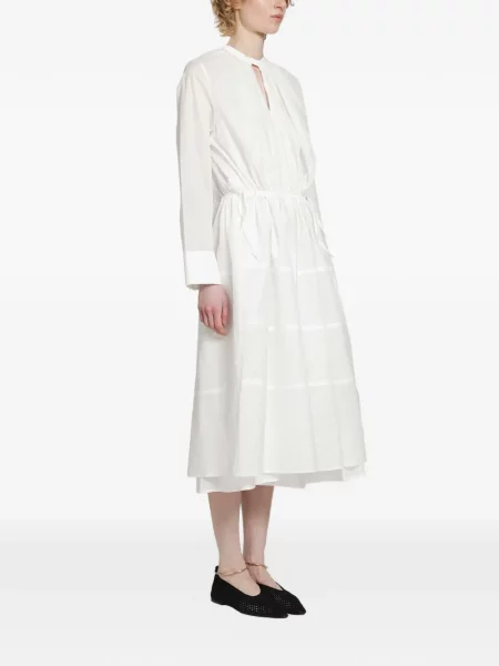 Rochie midi Jil Sander alb