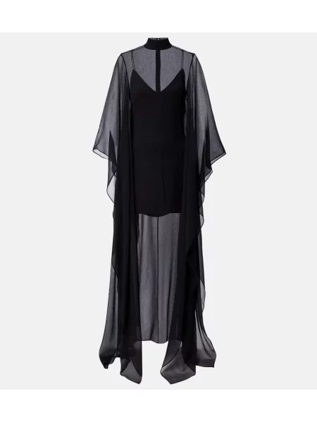 Šifonové šaty Taller Marmo čierna