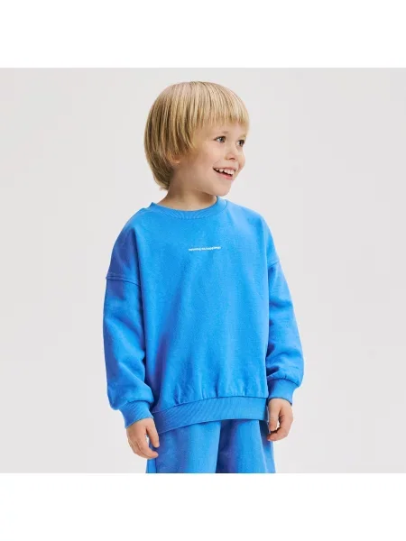 Reserved oversize mikina modrá