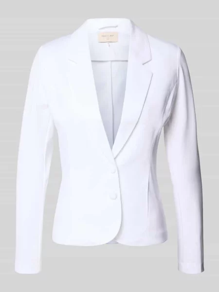 Żakiet o kroju slim fit z zapięciem na guzik model ‘NANNI’ Free/quent biała
