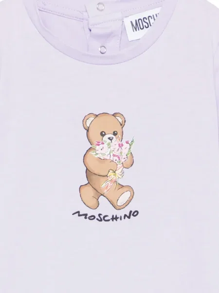 Koszulka dziecięca Moschino fioletowa