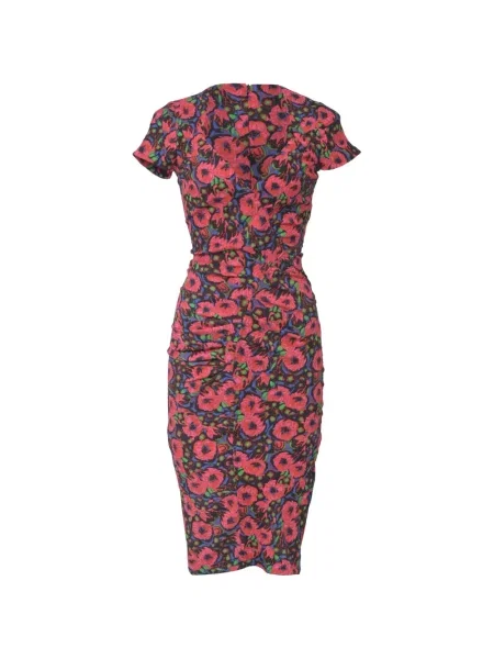 Rochie Ba&sh cu model floral cu imagine roșu