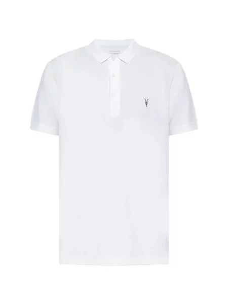 Tricou polo Allsaints alb