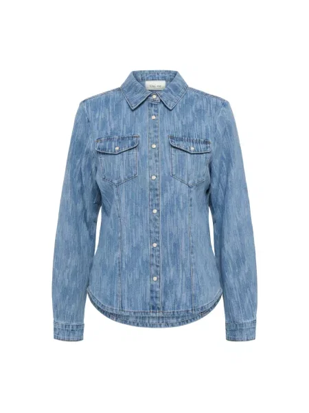 Bluzka Cream niebieska