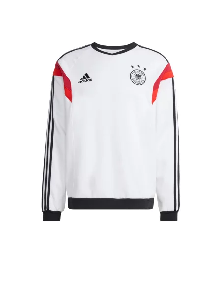 ADIDAS PERFORMANCE Sportovní mikina Deutschland černá bílá