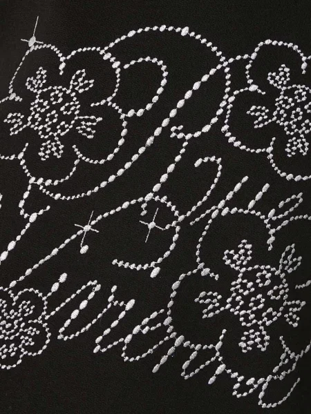 Классический свитер Kenzo с аппликацией черный