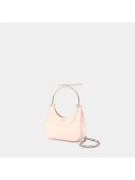 Torebka Alexander Mcqueen skórzana różowa