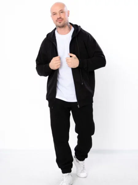 Спортивні штани Носи своє бавовна/поліестер чорний