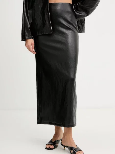 Haveone fustă maxi drept negru