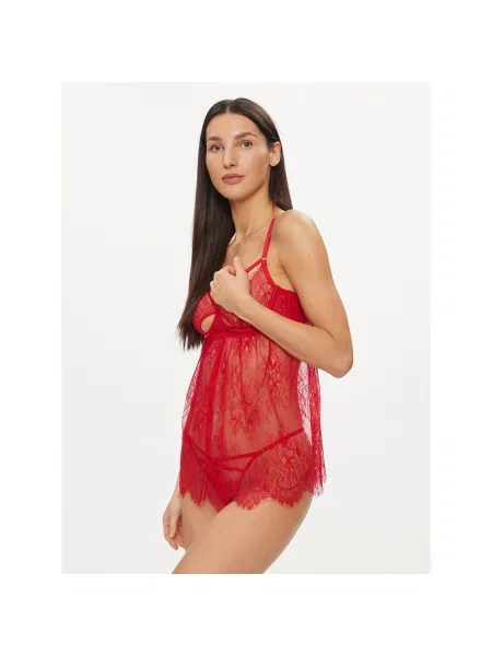Hunkemöller Пеньюар Babydoll Romance червоний