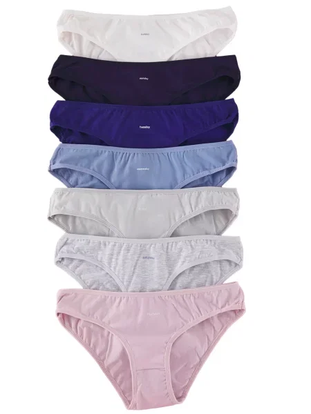 Trendyol Slip bleumarin / gri amestecat / roz / natural alb