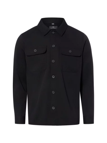 Nils Sundström koszula typu overshirt Mężczyźni Regular Fit S czarny