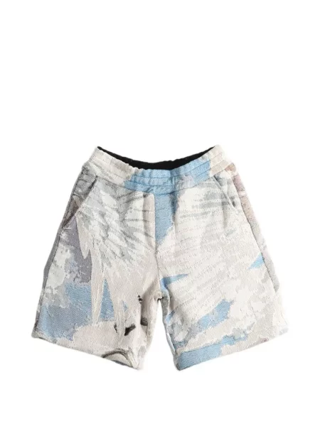 Pantaloni scurți Amiri cu imagine cu cordon