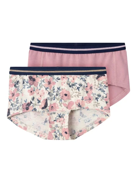 NAME IT Chiloţi Hipster auriu / roz pal negru