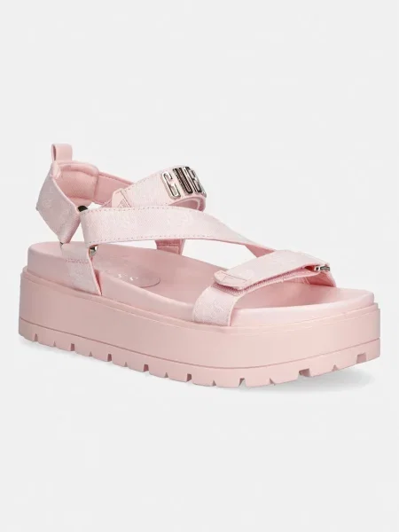 Guess sandali s platformo FETTA roza