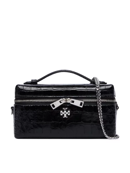 Tory Burch Geantă Charlie Embossed negru