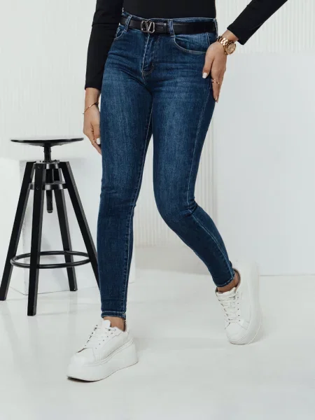 Spodnie jeansowe skinny DIVETTI Dstreet granatowe