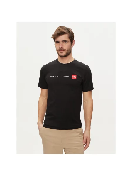 The North Face Majica Never Stop Regular Fit črna
