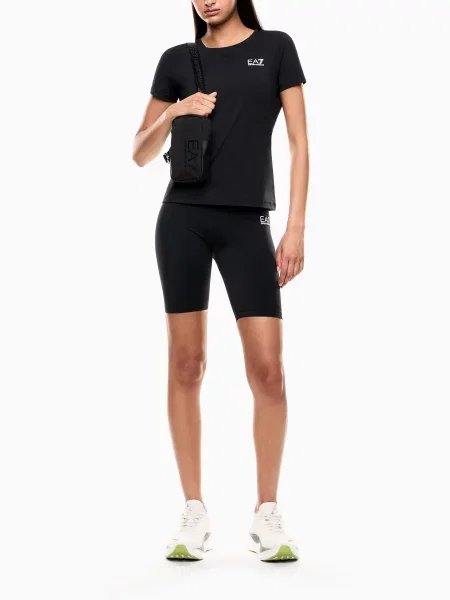 Футболка поліестер/еластан чорний