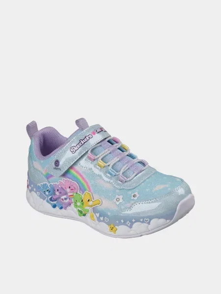Детские кроссовки Skechers голубые
