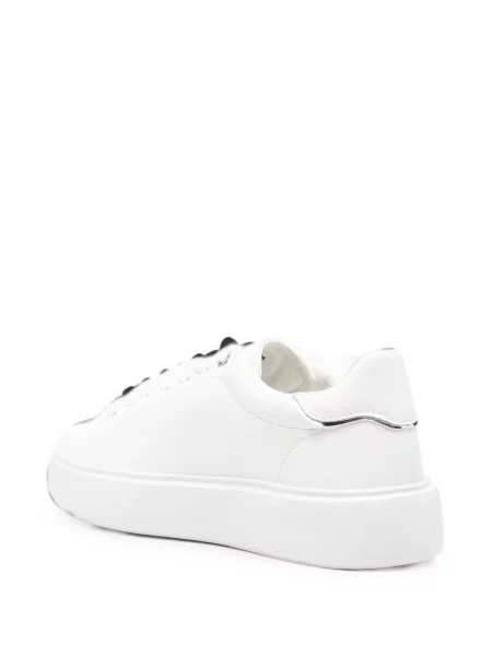 Sneakerși Blauer cu platformă cu autograf alb