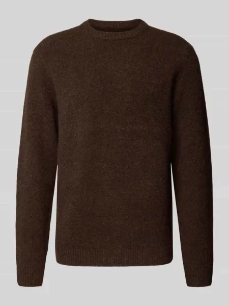 Sweter z dzianiny z prążkowanymi wykończeniami model ‘BLASIMON’ Jack & Jones Premium
