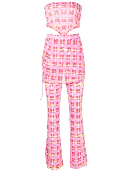 Spodnie Sjyp z dżerseju kopertowe