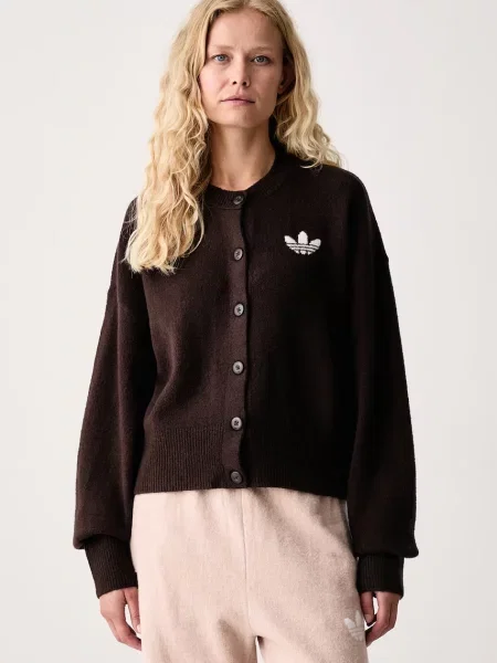 Adidas Originals жилетка дамска Essentials Knit кафяво