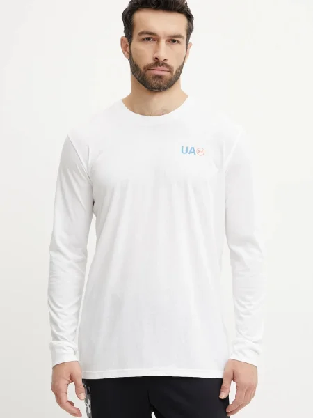 Лонгслив Under Armour с лого белый