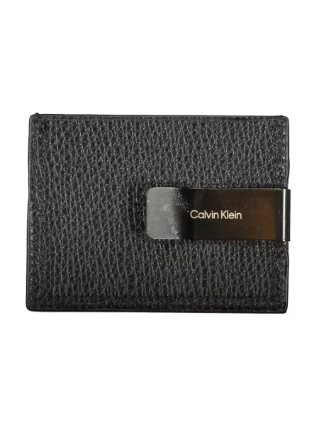 Portfel Calvin Klein skórzany elegancki czarny