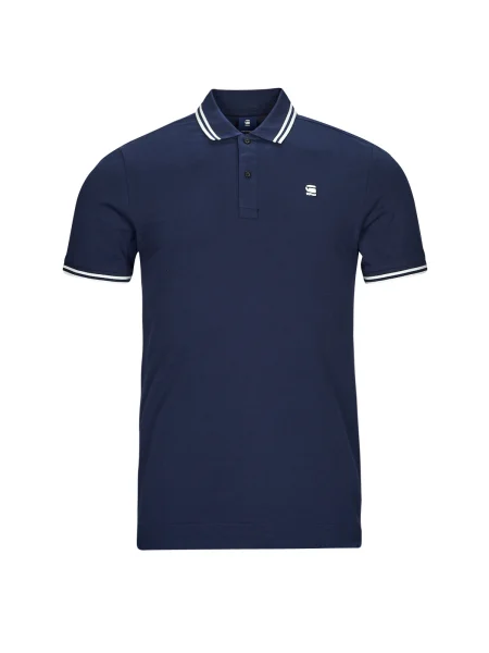 Pruhovaná polokošeľa G-star Raw modrá
