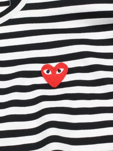 Tricou Comme Des Garcons Play alb