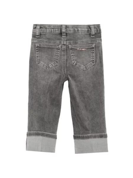 Jeansy dziecięce Twinset szare