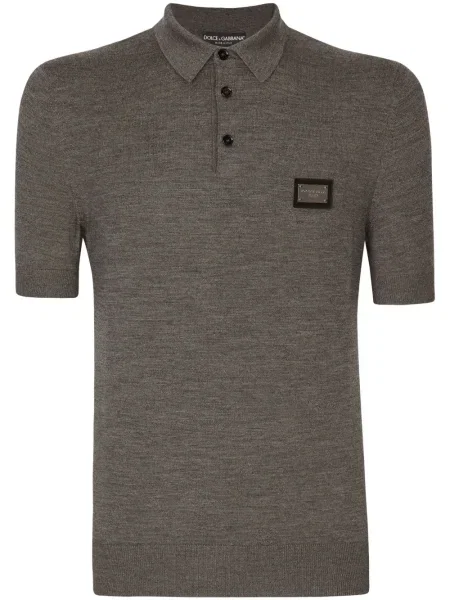 Polo Dolce & Gabbana de lână maro