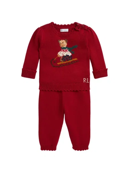 Gyerek pólóing Polo Ralph Lauren piros