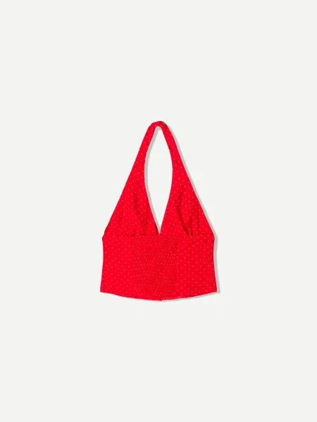 Top Bershka biela