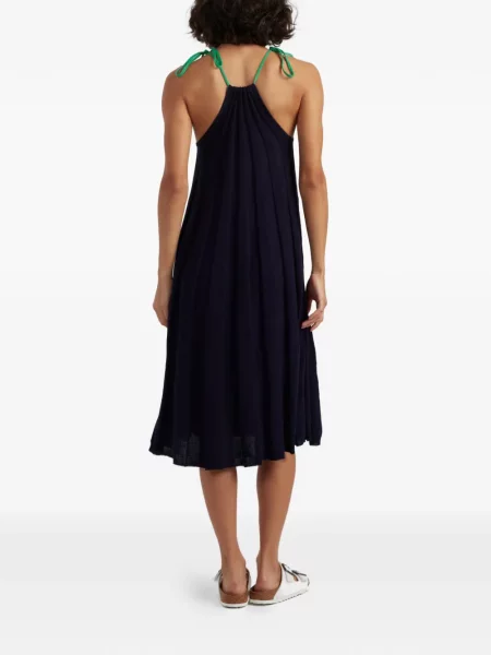 Rochie midi Chinti & Parker cu bretele albastru
