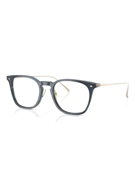 Ochelari de soare Giorgio Armani cu dungi albastru