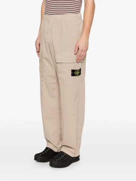 Pantaloni cargo Stone Island cu strasuri